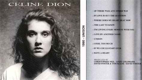 celine dion unison full album